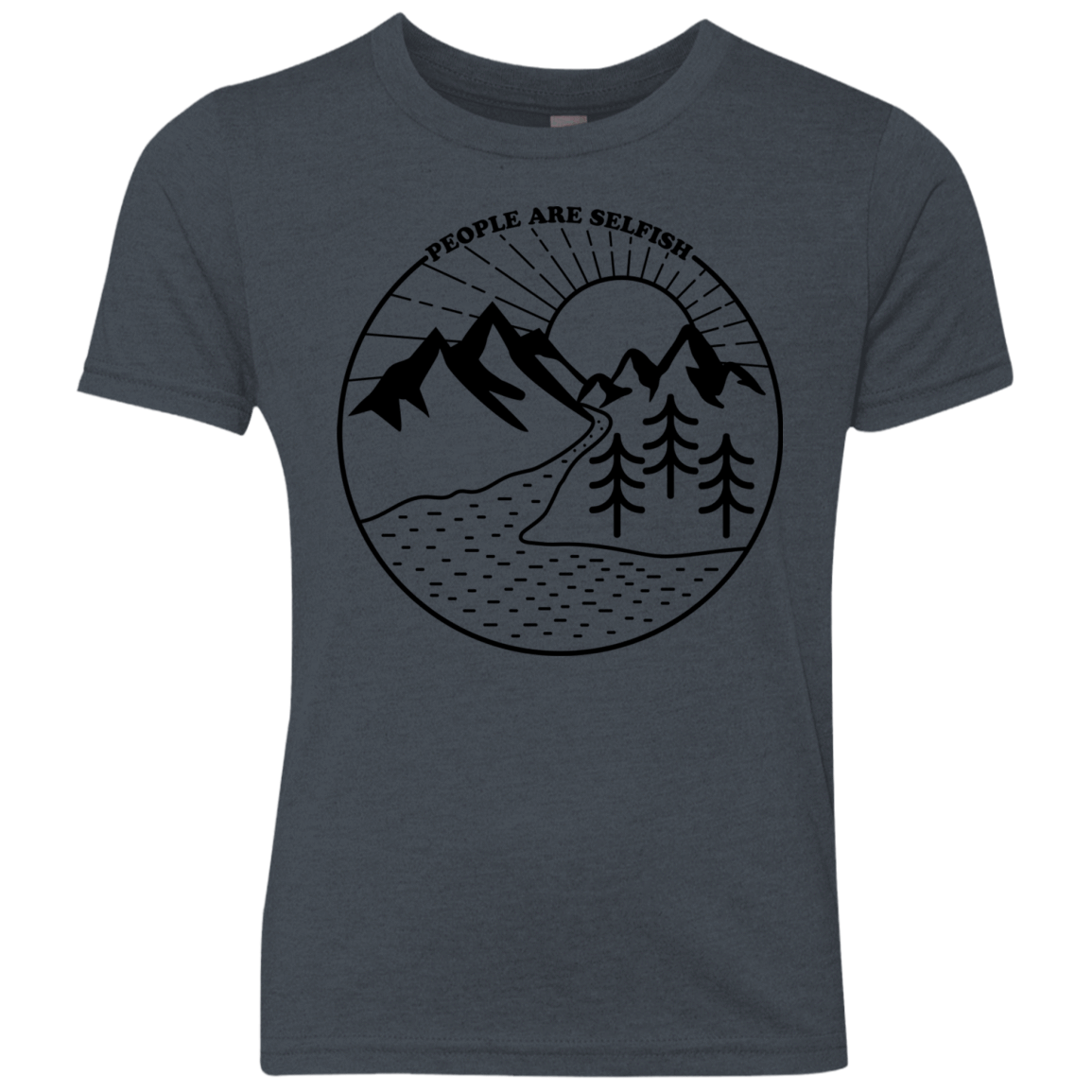 Nature vs. People Youth Triblend T-Shirt