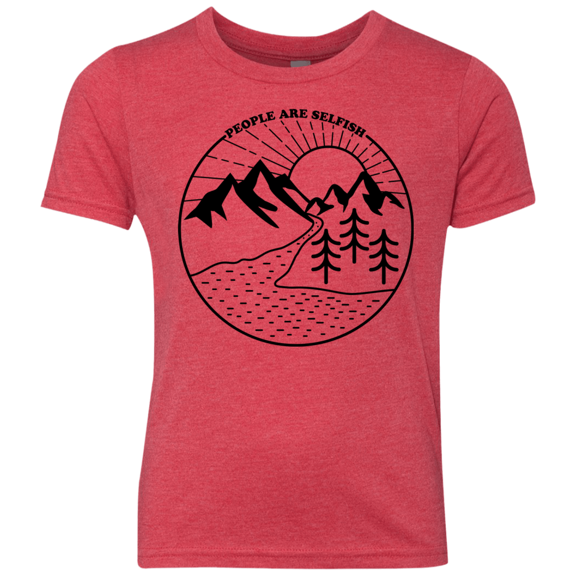 Nature vs. People Youth Triblend T-Shirt