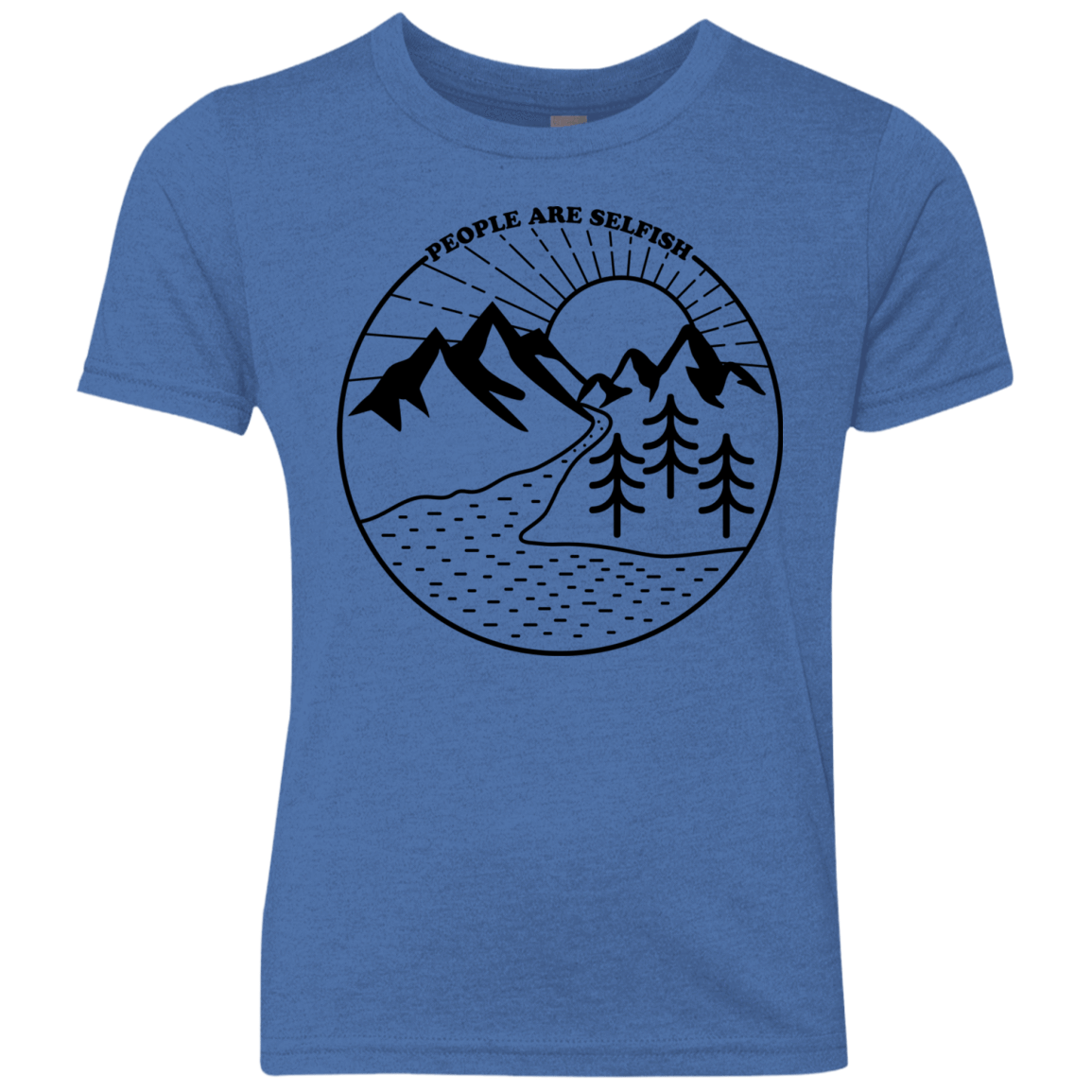 Nature vs. People Youth Triblend T-Shirt