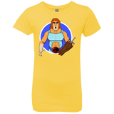 T-Shirts Vibrant Yellow / YXS Natureboy Woooo Girls Premium T-Shirt