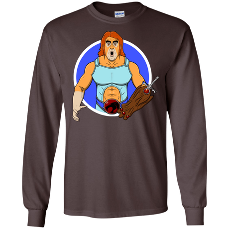 T-Shirts Dark Chocolate / S Natureboy Woooo Men's Long Sleeve T-Shirt