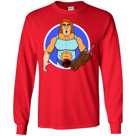 T-Shirts Red / S Natureboy Woooo Men's Long Sleeve T-Shirt