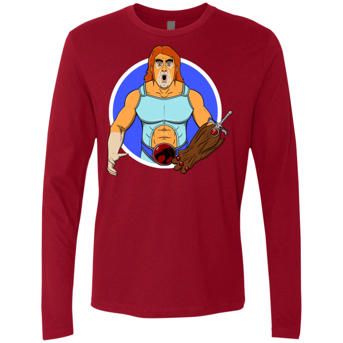 T-Shirts Cardinal / S Natureboy Woooo Men's Premium Long Sleeve