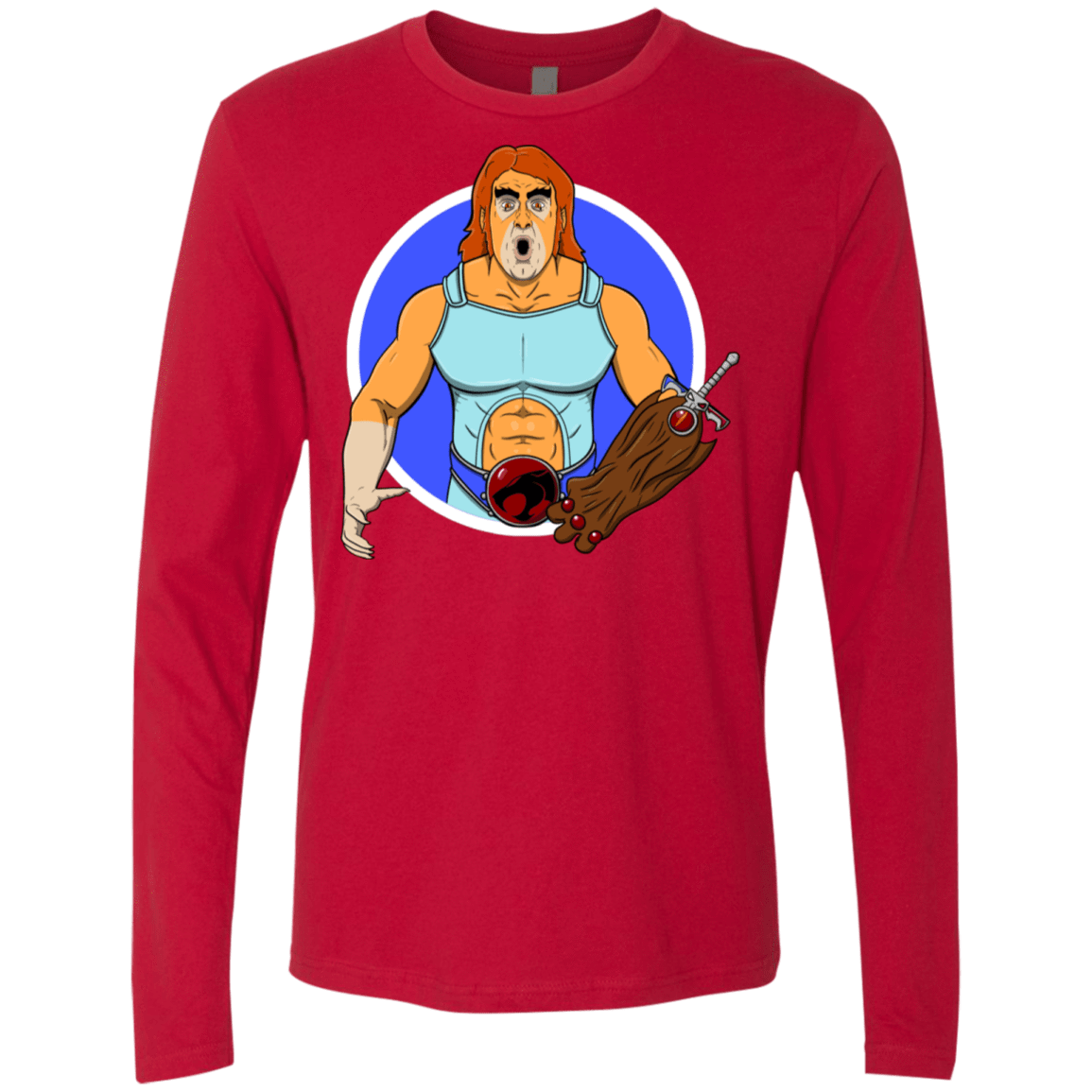 T-Shirts Red / S Natureboy Woooo Men's Premium Long Sleeve