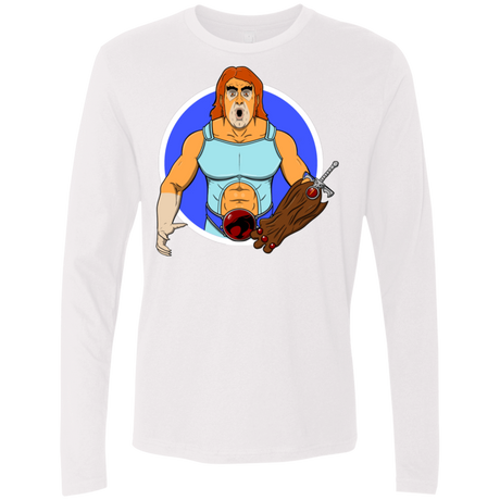 T-Shirts White / S Natureboy Woooo Men's Premium Long Sleeve