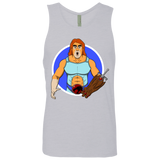 T-Shirts Heather Grey / S Natureboy Woooo Men's Premium Tank Top