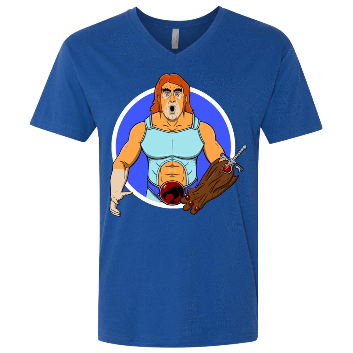 T-Shirts Royal / X-Small Natureboy Woooo Men's Premium V-Neck