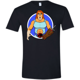 T-Shirts Black / X-Small Natureboy Woooo Men's Semi-Fitted Softstyle