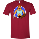 T-Shirts Cardinal Red / S Natureboy Woooo Men's Semi-Fitted Softstyle