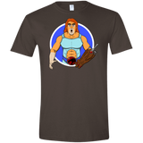 T-Shirts Dark Chocolate / S Natureboy Woooo Men's Semi-Fitted Softstyle