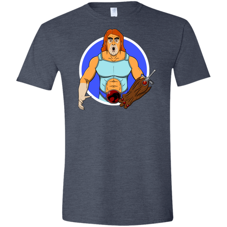 T-Shirts Heather Navy / S Natureboy Woooo Men's Semi-Fitted Softstyle