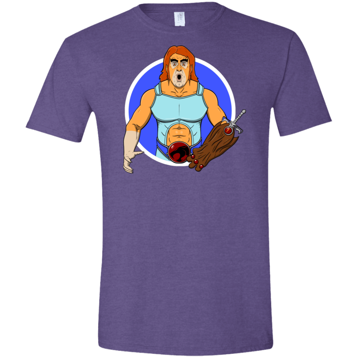 T-Shirts Heather Purple / S Natureboy Woooo Men's Semi-Fitted Softstyle