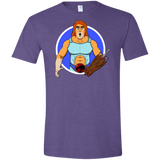 T-Shirts Heather Purple / S Natureboy Woooo Men's Semi-Fitted Softstyle