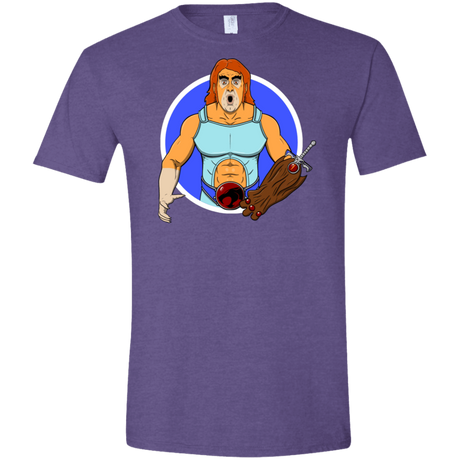 T-Shirts Heather Purple / S Natureboy Woooo Men's Semi-Fitted Softstyle