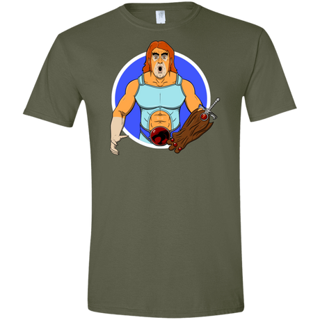 T-Shirts Military Green / S Natureboy Woooo Men's Semi-Fitted Softstyle