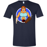 T-Shirts Navy / X-Small Natureboy Woooo Men's Semi-Fitted Softstyle