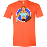 T-Shirts Orange / S Natureboy Woooo Men's Semi-Fitted Softstyle
