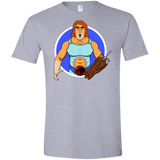 T-Shirts Sport Grey / X-Small Natureboy Woooo Men's Semi-Fitted Softstyle