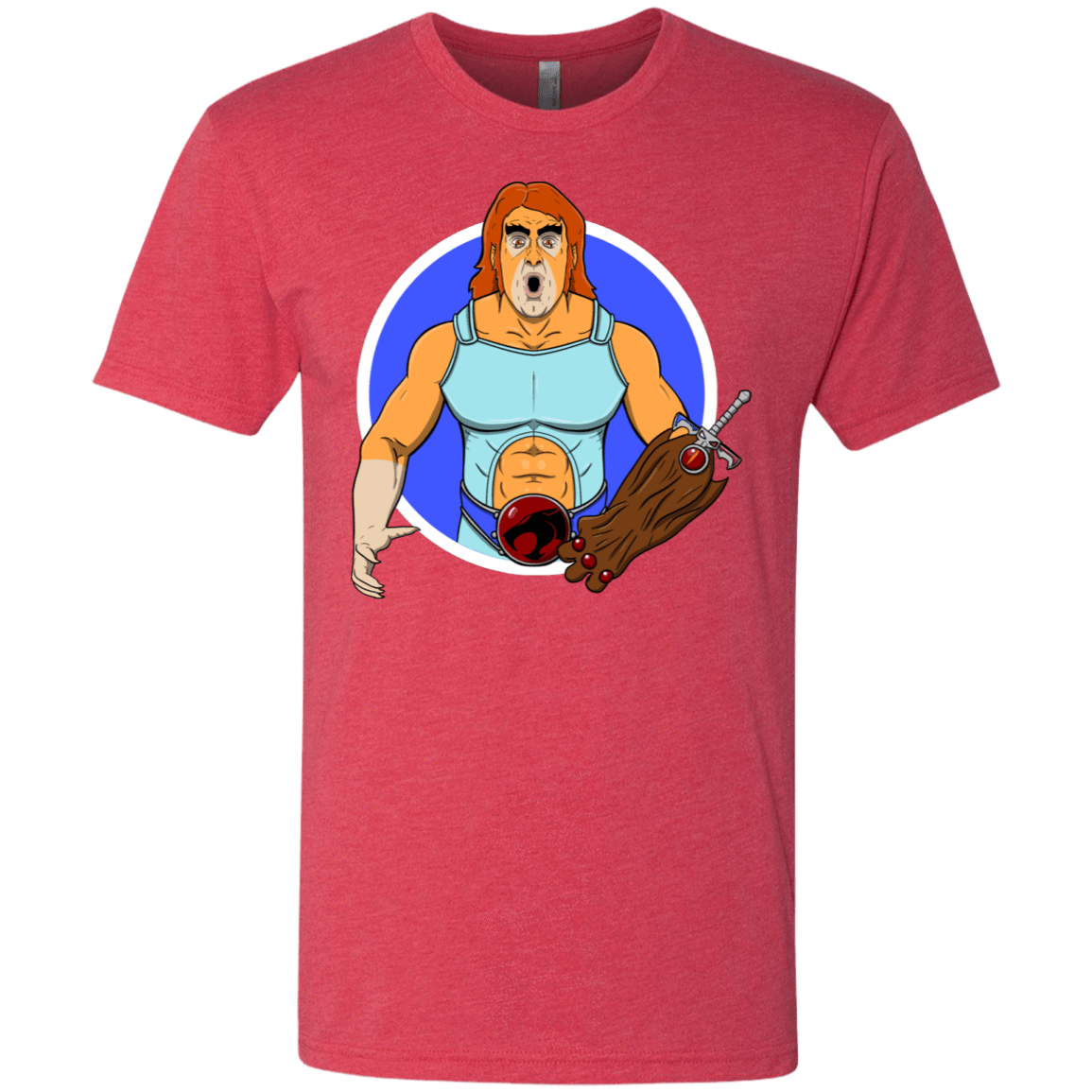 T-Shirts Vintage Red / S Natureboy Woooo Men's Triblend T-Shirt