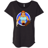 T-Shirts Vintage Black / X-Small Natureboy Woooo Triblend Dolman Sleeve