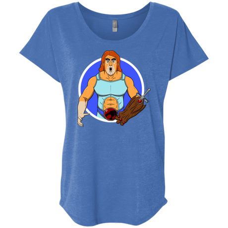 T-Shirts Vintage Royal / X-Small Natureboy Woooo Triblend Dolman Sleeve