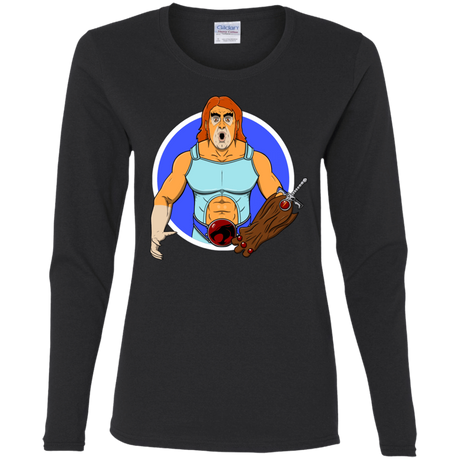 T-Shirts Black / S Natureboy Woooo Women's Long Sleeve T-Shirt