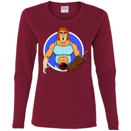 T-Shirts Cardinal / S Natureboy Woooo Women's Long Sleeve T-Shirt