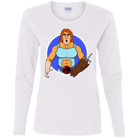 T-Shirts White / S Natureboy Woooo Women's Long Sleeve T-Shirt