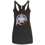 T-Shirts Vintage Black / X-Small Natureboy Woooo Women's Triblend Racerback Tank