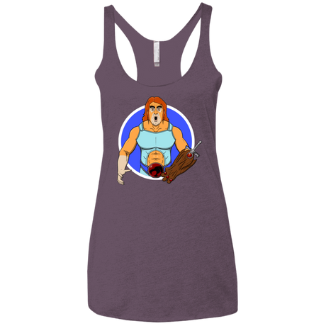 T-Shirts Vintage Purple / X-Small Natureboy Woooo Women's Triblend Racerback Tank