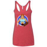 T-Shirts Vintage Red / X-Small Natureboy Woooo Women's Triblend Racerback Tank