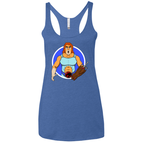 T-Shirts Vintage Royal / X-Small Natureboy Woooo Women's Triblend Racerback Tank