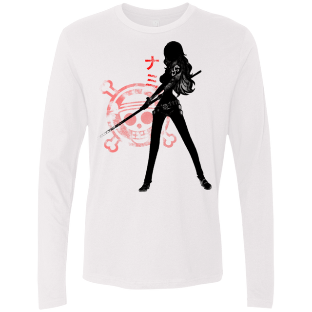 T-Shirts White / Small Navigator Men's Premium Long Sleeve