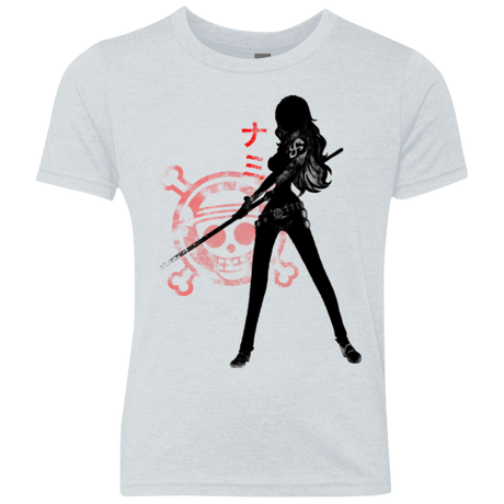 T-Shirts Heather White / YXS Navigator Youth Triblend T-Shirt