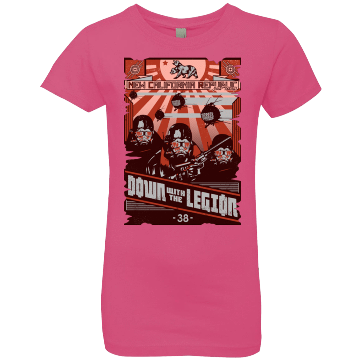 T-Shirts Hot Pink / YXS NCR Needs You Girls Premium T-Shirt