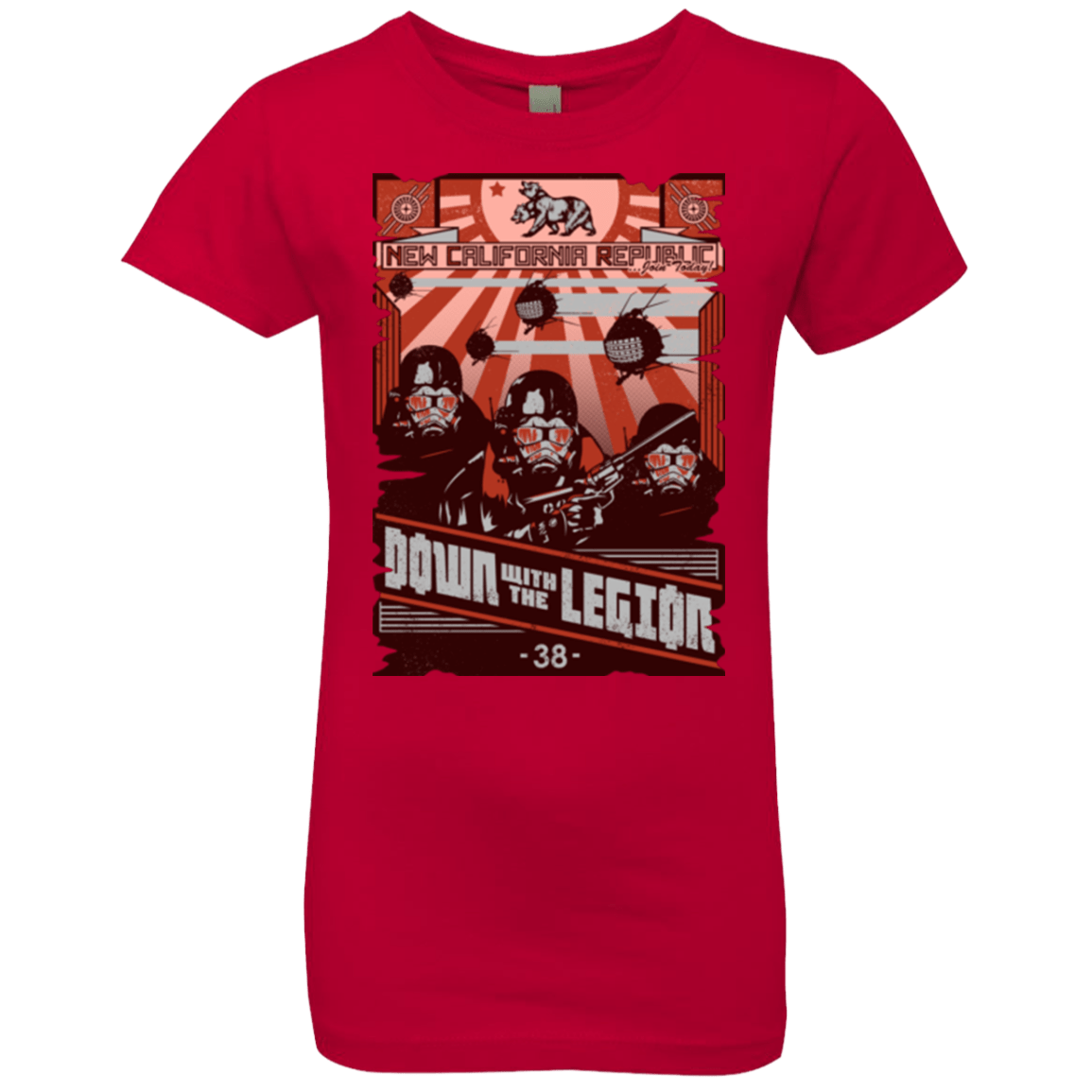 T-Shirts Red / YXS NCR Needs You Girls Premium T-Shirt