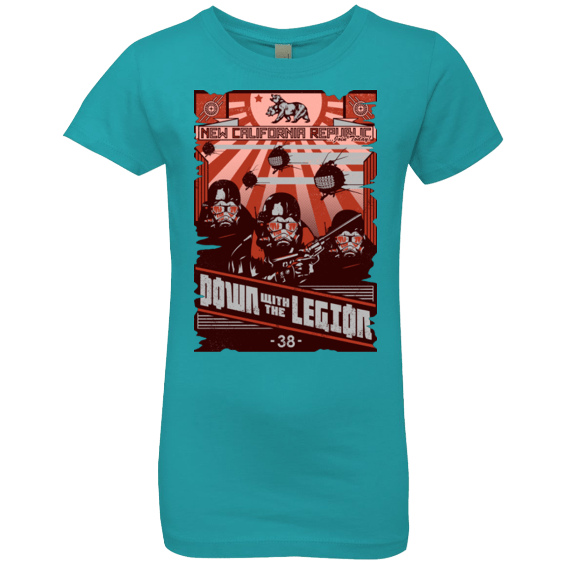 T-Shirts Tahiti Blue / YXS NCR Needs You Girls Premium T-Shirt