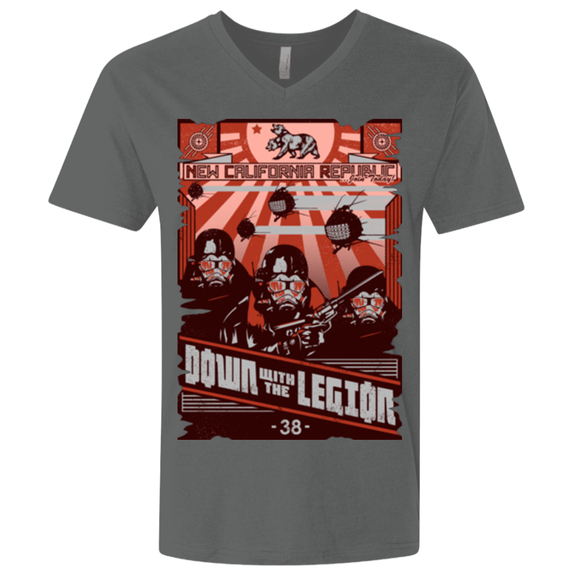 T-Shirts Heavy Metal / X-Small NCR Needs You Men's Premium V-Neck
