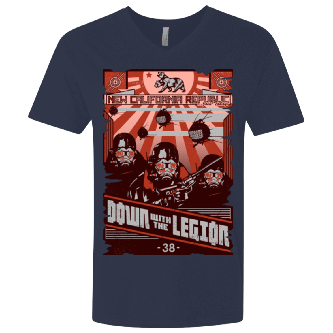 T-Shirts Midnight Navy / X-Small NCR Needs You Men's Premium V-Neck
