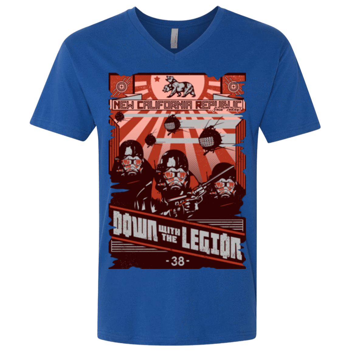 T-Shirts Royal / X-Small NCR Needs You Men's Premium V-Neck