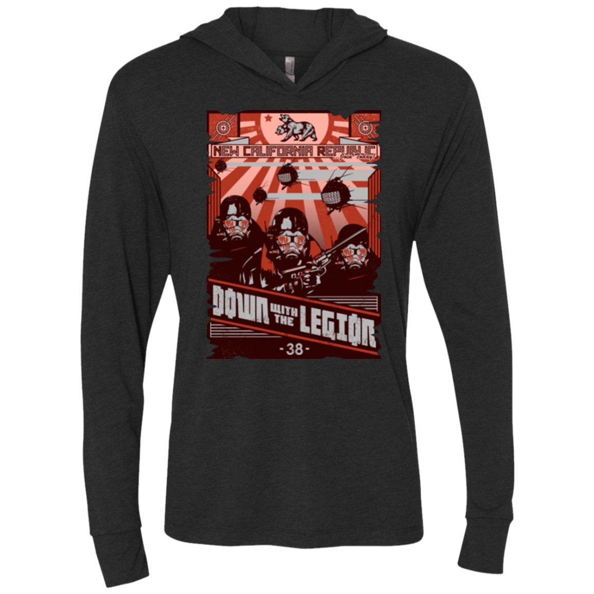 T-Shirts Vintage Black / X-Small NCR Needs You Triblend Long Sleeve Hoodie Tee