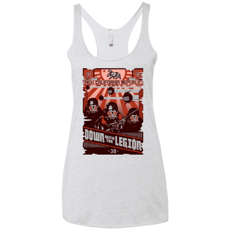 T-Shirts Heather White / X-Small NCR Needs You Women's Triblend Racerback Tank