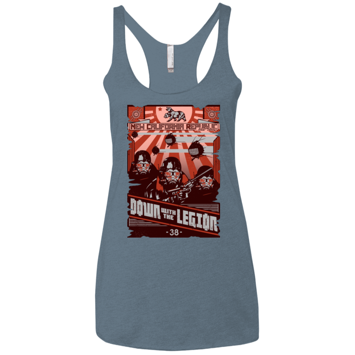 T-Shirts Indigo / X-Small NCR Needs You Women's Triblend Racerback Tank