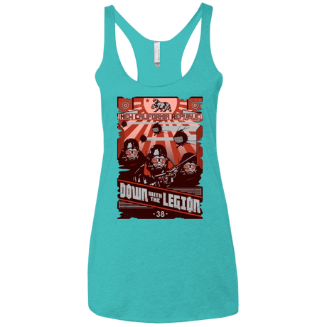 T-Shirts Tahiti Blue / X-Small NCR Needs You Women's Triblend Racerback Tank