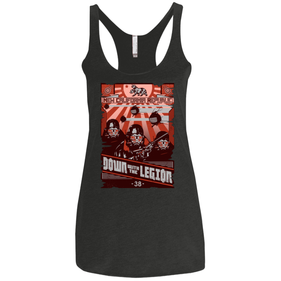 T-Shirts Vintage Black / X-Small NCR Needs You Women's Triblend Racerback Tank