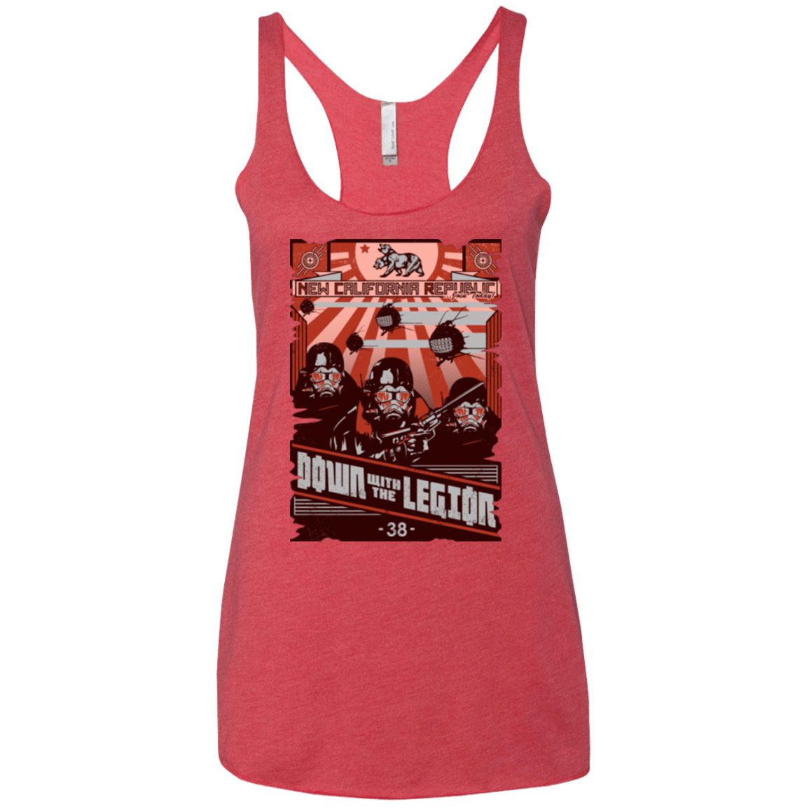 T-Shirts Vintage Red / X-Small NCR Needs You Women's Triblend Racerback Tank
