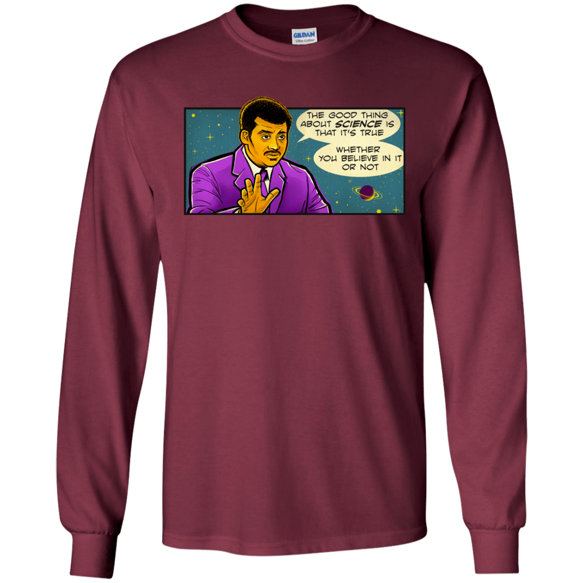 T-Shirts Maroon / S NDGT good thing Long Sleeve T-Shirt