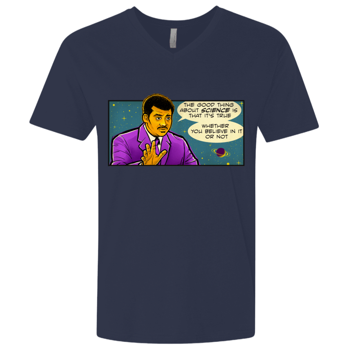 T-Shirts Midnight Navy / X-Small NDGT good thing Men's Premium V-Neck