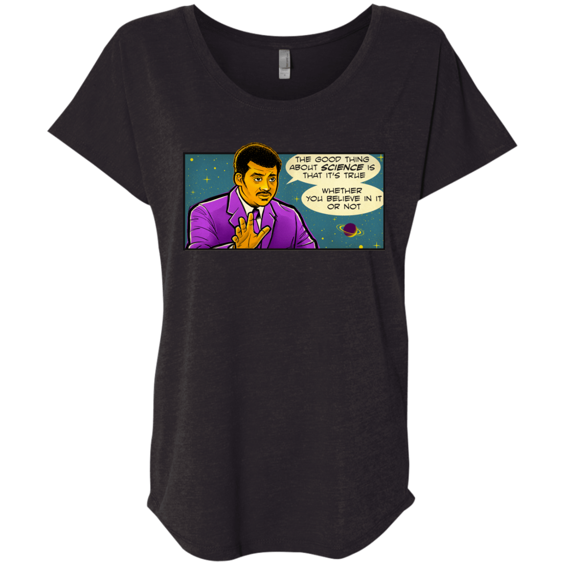 T-Shirts Vintage Black / X-Small NDGT good thing Triblend Dolman Sleeve