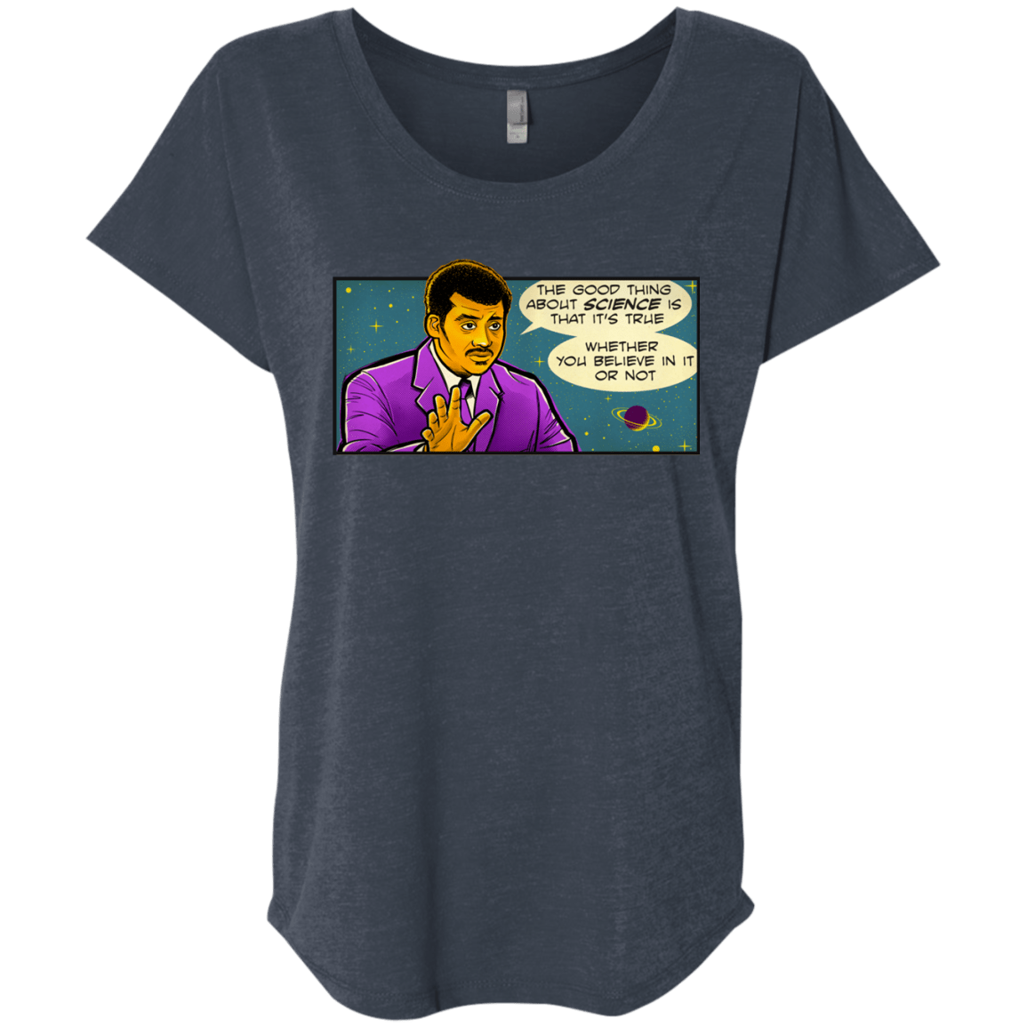 T-Shirts Vintage Navy / X-Small NDGT good thing Triblend Dolman Sleeve